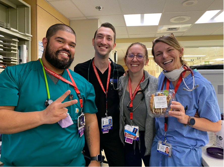 Group of residents in the ED