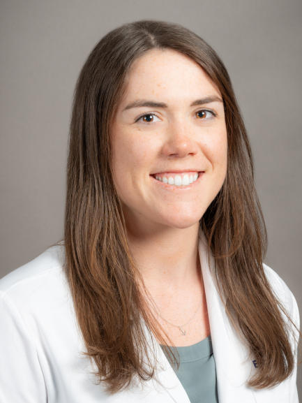 Erin Kinney white coat photo