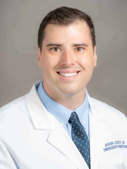 Jason Leddy whitecoat headshot