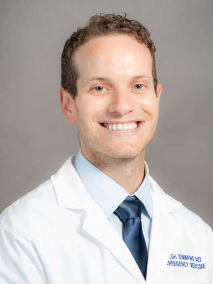 Josh Simmons whitecoat headshot photo