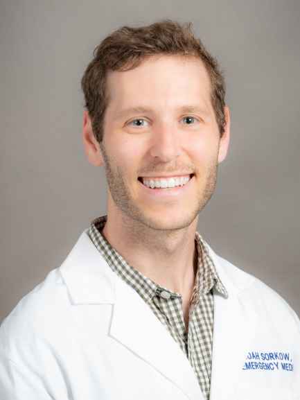 Noah Sorkow whitecoat headshot photo