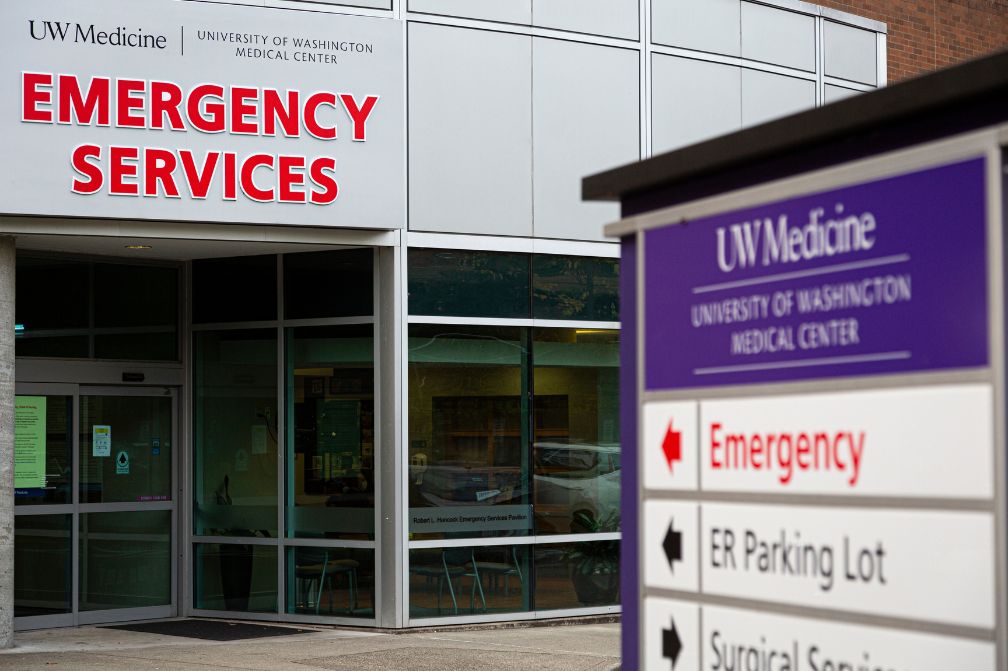 Outside view of the UW emergency department