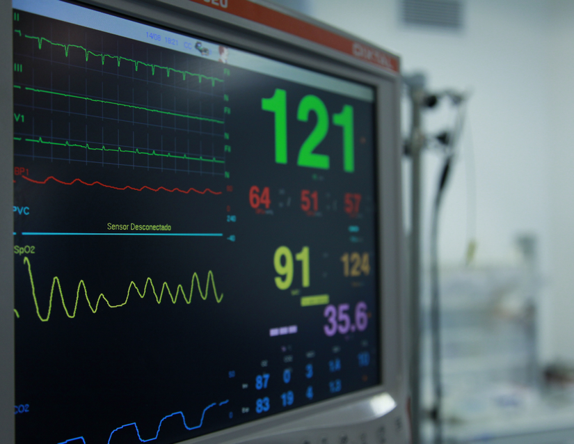 A stock image of a heart monitor.