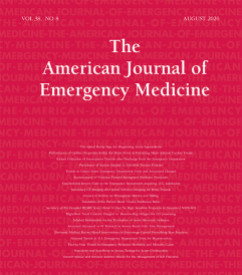Cover of the American Journal of Emergency Medicine journal