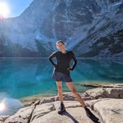 Dr. Jamie Shandro on a hike