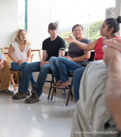 A group of attendees at the Partners in Health Bootcamp in Mexico
