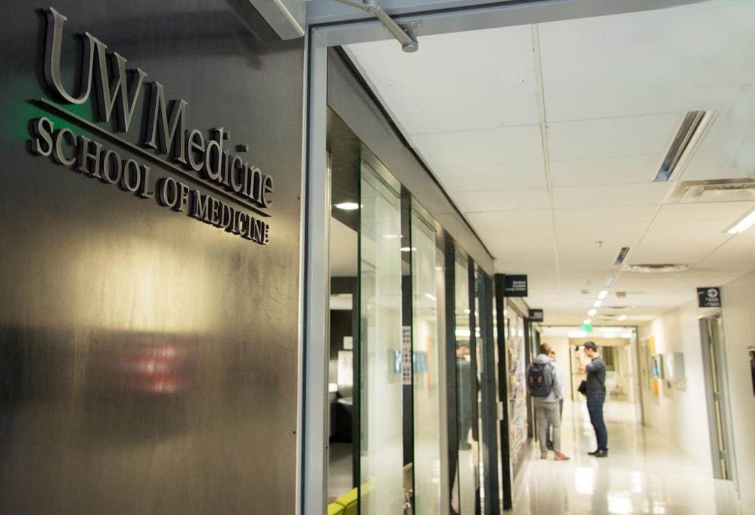 UW School of Medicine sign