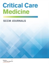 Cover of Critical Care Medicine journal